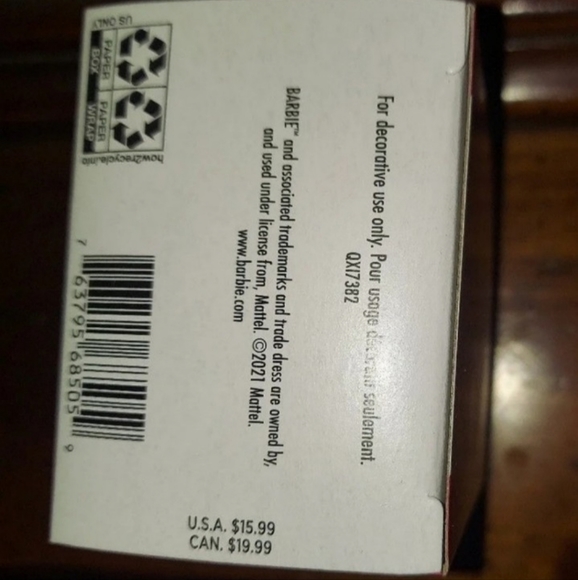 Barbie Beautiful Ballerina Ornament Hallmark First In Series 2021 NWT - Picture 7 of 8